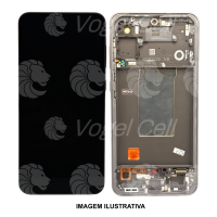 TELA DISPLAY SAMSUNG A56 5G A566 C/ARO GRAFITE ORIGINAL NACIONAL