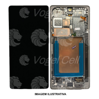 TELA DISPLAY SAMSUNG S25 ULTRA S938 C/ARO GRAFITE ORIGINAL NACIONAL