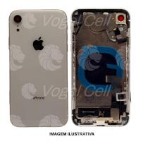 CARCAÇA IPHONE XR COMPLETA BRANCA S/ BATERIA 1 LINHA