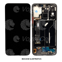 TELA DISPLAY XIAOMI MI 8 C/ ARO PRETO NACIONAL