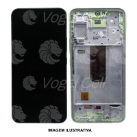 TELA DISPLAY SAMSUNG A54 5G / A546 C/ ARO VERDE ORIGINAL NACIONAL