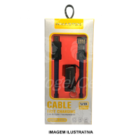 Cabo Usb Chaveiro 23cm Turbo Hmaston H111-1 Tipo V8