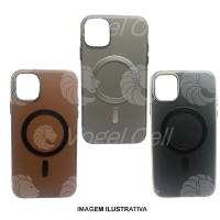 CAPA COURO C/ MAGASAFE  RYL MODELOS  IPHONE 13 14 16 PRO MAX  11 14 16