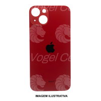 TAMPA TRASEIRA IPHONE 13 VERMELHO