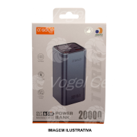 CARREGADOR PORTÁTIL POWER BANK 20000 MAH OXGOLD BTE-92