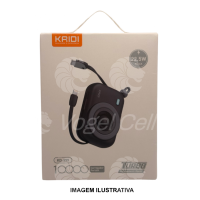 CARREGADOR PORTÁTIL POWERBANK 10000 MAH KAIDI KD-999