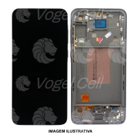 TELA DISPLAY SAMSUNG A55 5G A556 C/ARO AZUL KBS OLED (6 MESES DE GARANTIA)