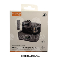 MICROFONE DE LAPELA OXGOLD PRO S/FIO PARA IPHONE MCF-26