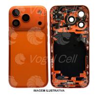 CARCAÇA IPHONE 17 PRO LARANJA RETIRADA S/ BATERIA