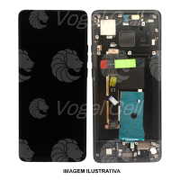TELA DISPLAY MOTOROLA MOTO EDGE 40 XT2303 C/ARO PRETO VIVID