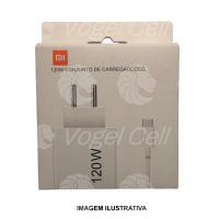 CARREGADOR ADAPTER 120W XIAOMI  C/ CABO USB PARA TIPO C