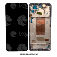 TELA DISPLAY XIAOMI POCO F4 C/ARO PRETO VIVID
