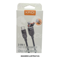 CABO KAIDI USB /  TIPO C 60W KD-2505CC