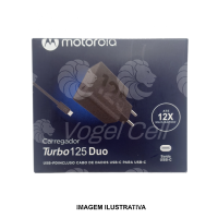 CARREGADOR MOTOROLA TIPO C TURBO POWER 125W DUO (M-510)