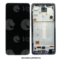 TELA DISPLAY SAMSUNG A52 5G / A526 GRAFITE C/ARO VIVID