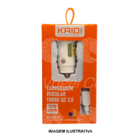 CARREGADOR VEICULAR V8  KAIDI KD-501S