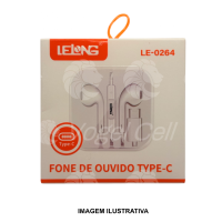 FONE DE OUVIDO  LELONG TIPO C LE-0264
