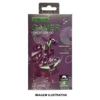 FONE DE OUVIDO ITBLUE  GAMER SEM FIO  LE-2406