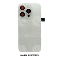 TAMPA IPHONE 15 PRO COM LENTE BRANCA  NFC
