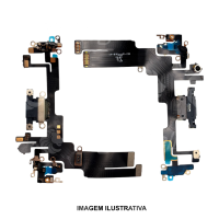 FLEX CONECTOR DE CARGA IPHONE 14 PRETO