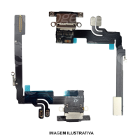 FLEX CONECTOR DE CARGA IPHONE 16 PRO PRETO