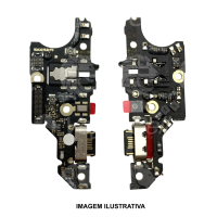 SUB PLACA COM CONECTOR DE CARGA MOTOROLA G34