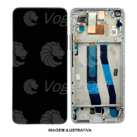 TELA DISPLAY XIAOMI MI 11 LITE 5G C/ ARO PRATA NACIONAL