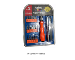 KIT CHAVE QUALITY TOOLS SW-610
