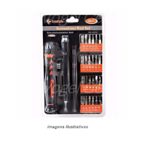 KIT CHAVES SCREWDRIVER ROD SET 28 PEÇAS SW-1021A