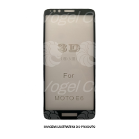 PELÍCULA DE VIDRO 3D MOTOROLA E6 PRETO