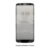 PELÍCULA DE VIDRO 3D MOTOROLA MOTO E5 PLUS PRETO