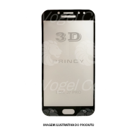 PELÍCULA DE VIDRO 3D SAMSUNG J7 PRO PRETA