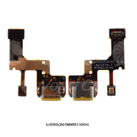 PLACA COM CONECTOR DE CARGA LG K71