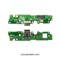 PLACA COM CONECTOR DE CARGA MOTOROLA MOTO G7 PLAY