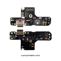 PLACA COM CONECTOR DE CARGA MOTOROLA MOTO G9 PLUS