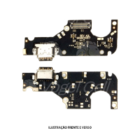 PLACA COM CONECTOR DE CARGA MOTOROLA MOTO ONE HYPER