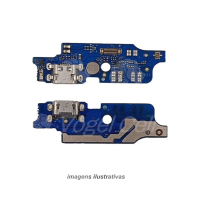 SUB PLACA COM CONECTOR DE CARGA  MOTO E6 PLUS XT2025