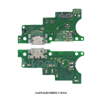 SUB PLACA COM CONECTOR DE CARGA MOTOROLA MOTO E6I