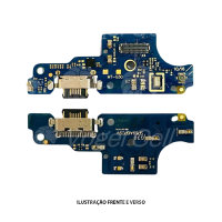 SUB PLACA COM CONECTOR DE CARGA MOTOROLA MOTO G30