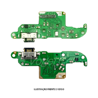 SUB PLACA COM CONECTOR DE CARGA MOTOROLA MOTO G8 POWER