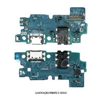 SUB PLACA COM CONECTOR DE CARGA SAMSUNG A20