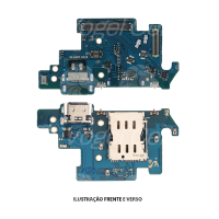 SUB PLACA COM CONECTOR DE CARGA SAMSUNG A80 / A805F NACIONAL