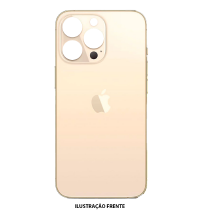 TAMPA TRASEIRA IPHONE 13 PRO MAX GOLD