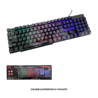 TECLADO GAMER KNUP  C/ LED  KP-2043/A