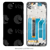 TELA DISPLAY LG K51 / K500 C/ ARO ORIGINAL CH