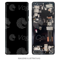 TELA DISPLAY MOTOROLA MOTO EDGE XT2063 C/ARO CURVADO AZUL MARINHO ORI VIBE