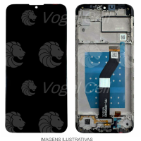 TELA DISPLAY MOTOROLA MOTO G8 POWER LITE XT2055 C/ARO ORI CH