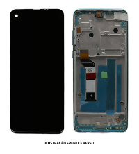 TELA DISPLAY MOTOROLA MOTO ONE ACTION  XT 2013 C/ ARO AZUL ORI CHINA
