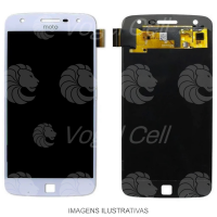 TELA DISPLAY MOTOROLA MOTO Z PLAY XT1635 BRANCO ORIGINAL CH