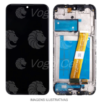 TELA DISPLAY SAMSUNG A01 / A015 C/ ARO ORIGINAL CH